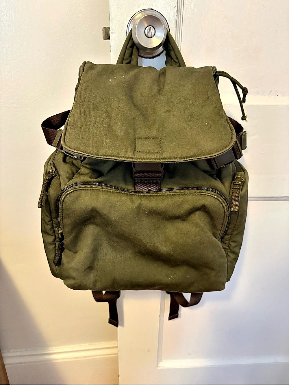 Vera Bradley Olive Green Backpack